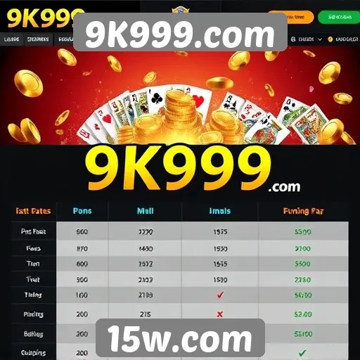 Comparação entre 9K999.com e outros sites de jogos